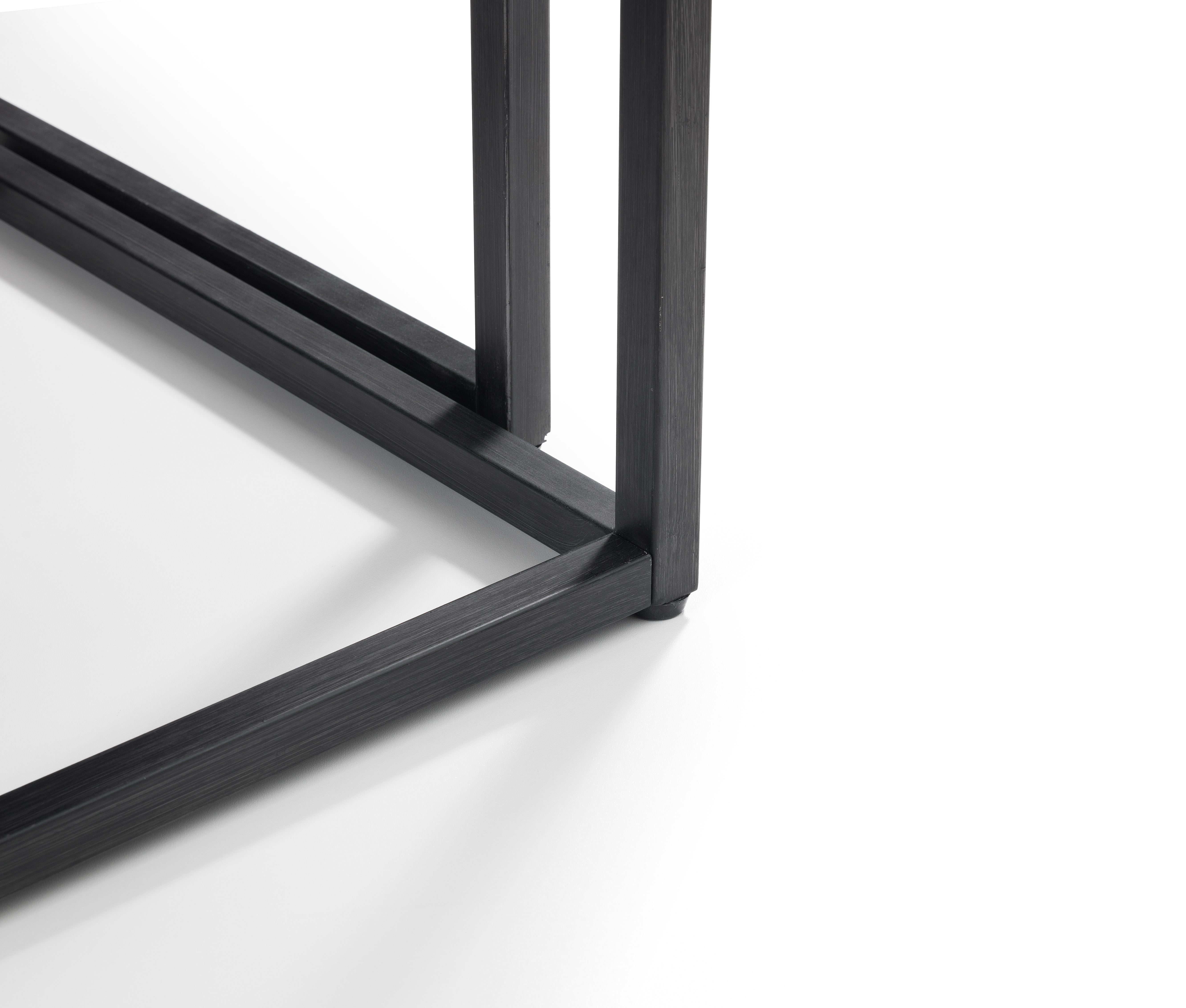Alberta Dark Oak Wood Nesting Side Tables